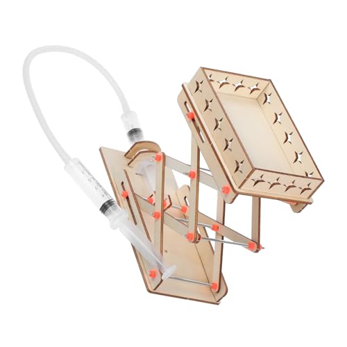 TOBBOMEY Hydraulischer Lab Jack Holzspielzeug DIY Hydraulik Hebebühne Lernplattform Wissenschaftliches Experimentierset für Schule Stem TOBBOMEY Hydraulischer Lab Jack Holzspielzeug DIY Hydraulik Hebebühne Lernplattform Wissenschaftliches Experimentierset für Schule Stem von TOBBOMEY