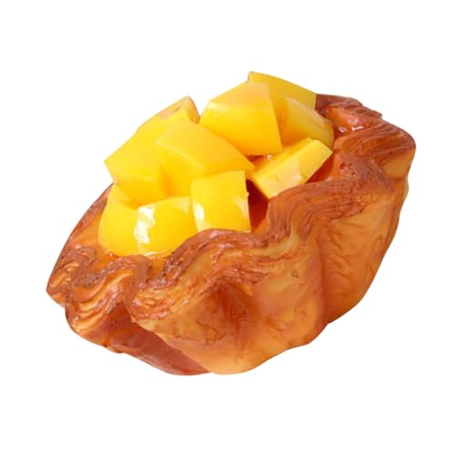 TOBBOMEY Imitation Eierkuchen, Lebensechtes Eierkuchenmodell, Simulation Eines Snackmodells, Lebensechtes Modell, Gefälschtes Eierkuchenornament, Gefälschtes Eierkuchendekor, Bäckereiladen von TOBBOMEY