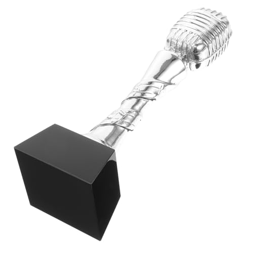 TOBBOMEY Imitation Mikrofon Trophäe Musik Trophäe Musik Anerkennung Award Trophäe Award von TOBBOMEY