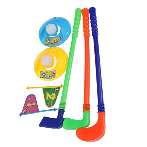 TOBBOMEY Indoor Outdoor Golf Set für Interaktives Sportspielzeug aus Robustem Kunststoff Leicht und Tragbar Fördert die Motorischen Fähigkeiten und Kreativität für Zufällige Farbe TOBBOMEY Indoor Outdoor Golf Set für Interaktives Sportspielzeug aus Robustem Kunststoff Leicht und Tragbar Fördert die Motorischen Fähigkeiten und Kreativität für Zufällige Farbe von TOBBOMEY