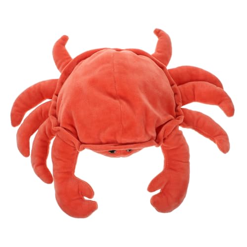 TOBBOMEY Interaktive Krabben Handpuppe aus Weichem Baumwollstoff Pädagogisches für Kleinkinder Fördert Motorik Kreativität und Emotionale Kommunikation Waschbar und Komfortabel von TOBBOMEY