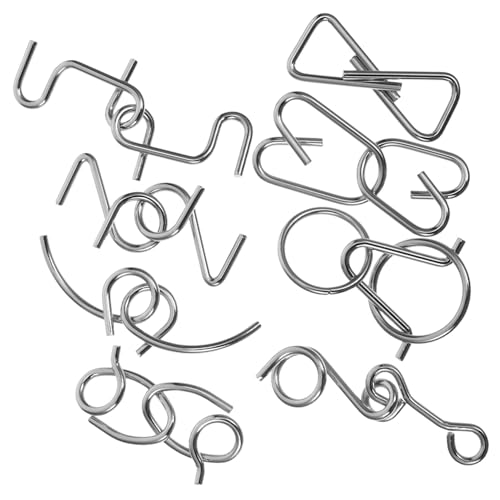 TOBBOMEY Interlock Metal Puzzles Logikspiel für Erwachsene Herausforderndes Denkspiel Problemlösung und Intelligenzentwicklung von TOBBOMEY