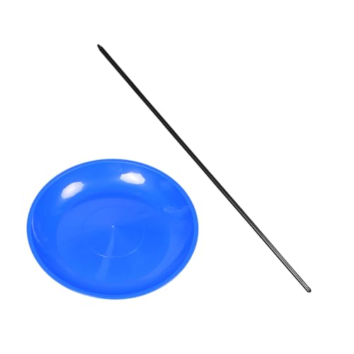 TOBBOMEY Jonglierteller Mit Stock: Zirkus-partyzubehör Für Kinder Und Erwachsene, Geschicklichkeitsspiel-Spielzeug Für Karnevalsdekorationen, Jonglierset Für Begeisterte Künstler von TOBBOMEY