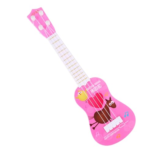 TOBBOMEY Kindergitarre, Kinderspielzeug, Frühes Lernen, Ukulele Spielzeug, Kinderspielzeug, Ukulele, Musikinstrument Für Kinder, Kinderspielzeug, Mini Gitarrenspielzeug, Kunststoff TOBBOMEY Kindergitarre, Kinderspielzeug, Frühes Lernen, Ukulele Spielzeug, Kinderspielzeug, Ukulele, Musikinstrument Für Kinder, Kinderspielzeug, Mini Gitarrenspielzeug, Kunststoff von TOBBOMEY