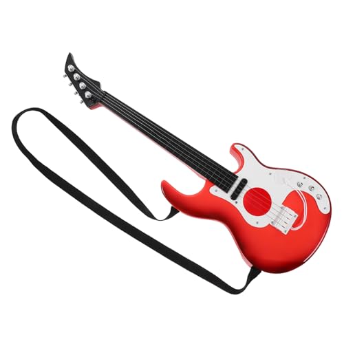 TOBBOMEY Kindergitarre für Mädchen Pädagogisches Musikinstrument Stabile Verarbeitung Realistische Saiten Braun für Frühe Musikerziehung und Spielerisches Lernen von TOBBOMEY