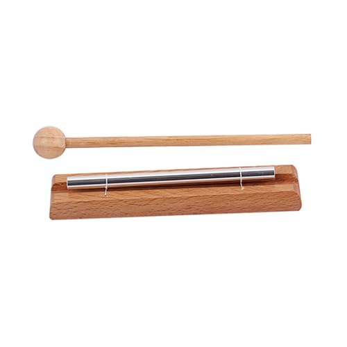 TOBBOMEY Klangstab Holz Percussion Musikinstrument für Langlebig Glatte Oberfläche Sicher zur Musikalischen und Beruhigung Geeignet für Jungen und Mädchen Hochwertiger Aluminiumklang von TOBBOMEY
