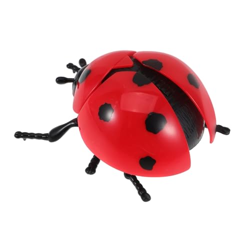 TOBBOMEY Kognitives Marienkäfer Aufziehspielzeug Realistisches Tierspielzeug Für Kopfschütteln Als Partygeschenk Spiel Aufziehspielzeug Aus Kunststoff Kleines Marienkäfer von TOBBOMEY