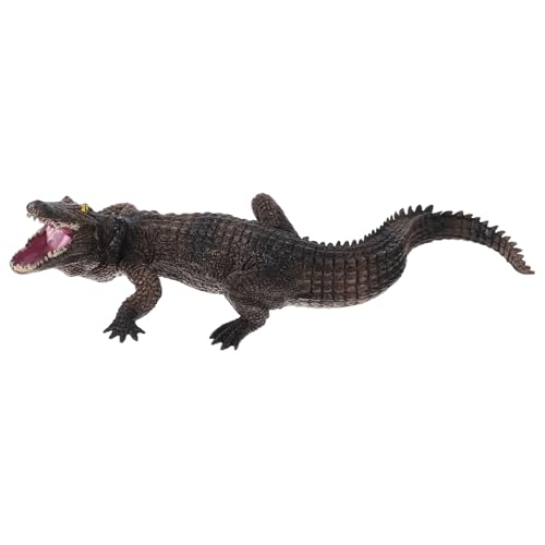 TOBBOMEY Krokodilmodell Für Die Frühe Bildung Simulation Krokodil Krokodilspielzeug Wildtierfiguren Montessori-tierfiguren Realistische Alligatorfigur Krokodil-Modell PVC Dark Brown TOBBOMEY Krokodilmodell Für Die Frühe Bildung Simulation Krokodil Krokodilspielzeug Wildtierfiguren Montessori-tierfiguren Realistische Alligatorfigur Krokodil-Modell PVC Dark Brown von TOBBOMEY