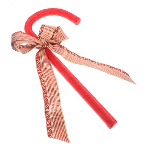 TOBBOMEY Krücken Mit Schleife, Künstliche Zuckerstangen, Kostümstangen, Zuckerstangen Requisiten, Zuckerstangen Kostüm, Plastikstangen, Zuckerstangen Spielzeug, Zuckerstangen Dekorationen, von TOBBOMEY