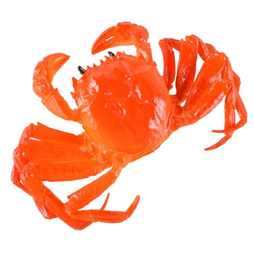 TOBBOMEY Künstliche Krabbe, Lernsimulationskrabbe, Spielset, Spielzeug, Künstliche Kunstkrabbe, Kreative Simulationskrabbe, Gefälschte Krabbe, Entzückende Simulationskrabbe, von TOBBOMEY