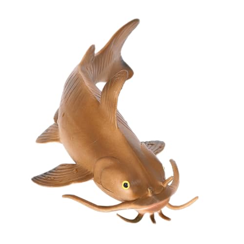 TOBBOMEY Künstliches Katzenfisch Modell aus Kunststoff Realistisches für Lernspielzeug für Frühe Entwicklung für Aquarien und Pools Sicher und Langlebig von TOBBOMEY