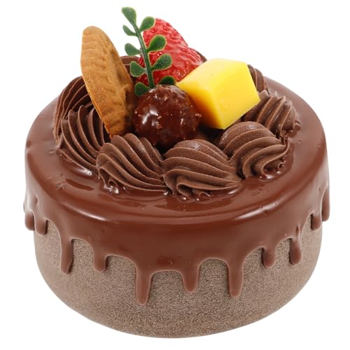 TOBBOMEY Künstliches Kuchendekor Modell für Fensterdisplays Realistischer Fake Cake für Fotografie und Hochzeiten für Küchen und Geschäfte Material Dekorative Requisite von TOBBOMEY