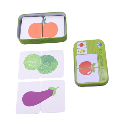 TOBBOMEY Lernkarten für Kleinkinder Ab Jahr Frühe Bildung mit Lustigen Puzzles Obst Alltagsgegenständen Sicher und Pädagogisch Wertvoll für Kinderentwicklung TOBBOMEY Lernkarten für Kleinkinder Ab Jahr Frühe Bildung mit Lustigen Puzzles Obst Alltagsgegenständen Sicher und Pädagogisch Wertvoll für Kinderentwicklung von TOBBOMEY