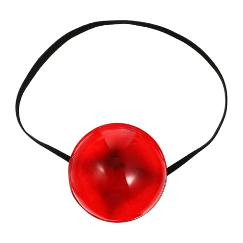 TOBBOMEY Leuchtende Clownsnase Rot mit Licht Verstellbar für Cosplay und Partys für Halloween und Karneval Einzigartiges Design Kostümzubehör von TOBBOMEY