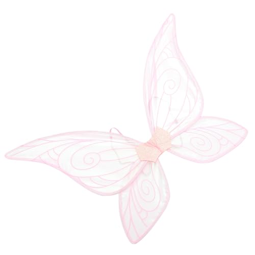 TOBBOMEY Leuchtende Schmetterlingsflügel Butterfly verkleiden Sich Kostüm Dekoration erste arm Schmetterlingskap Feenkleid funkelnder Schmetterlingsflügel buntes Garn Rosa TOBBOMEY Leuchtende Schmetterlingsflügel Butterfly verkleiden Sich Kostüm Dekoration erste arm Schmetterlingskap Feenkleid funkelnder Schmetterlingsflügel buntes Garn Rosa von TOBBOMEY