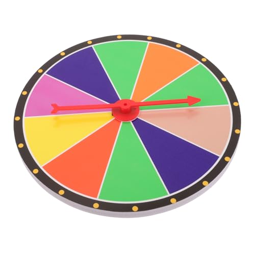 TOBBOMEY -Plattenspieler Artikel Spiel Großes Rad Drehscheibe Einarmiger Tombola-Tickets Farbkreis Spielrad Tragbar Verlosen Spinnrad Zappeln PVC TOBBOMEY -Plattenspieler Artikel Spiel Großes Rad Drehscheibe Einarmiger Tombola-Tickets Farbkreis Spielrad Tragbar Verlosen Spinnrad Zappeln PVC von TOBBOMEY