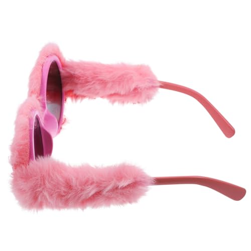 TOBBOMEY Lustige Plüsch Sonnenbrille Rundrahmen Uv-schutz Party Fotorequisite Kuscheliges Design für Erwachsene und Spaßige Kostümbrille für Fasching und Feiern TOBBOMEY Lustige Plüsch Sonnenbrille Rundrahmen Uv-schutz Party Fotorequisite Kuscheliges Design für Erwachsene und Spaßige Kostümbrille für Fasching und Feiern von TOBBOMEY
