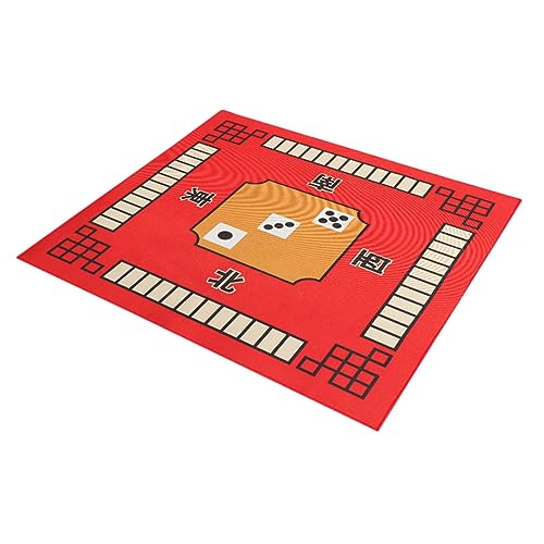 TOBBOMEY Mahjong Tischdecke, Haushaltstischdecke, Gaming Tischdecke, Tischschutzdecke, Mehrzweck Tischdecke, Quadratische Tischdecke, Universelles Kachelspielkissen, Mahjong Spielmatte von TOBBOMEY
