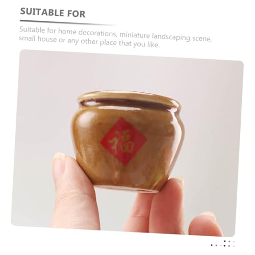 TOBBOMEY Maßstab Mini Wasserbehälter Dekoration für Puppenhaus Tischdeko Stabiles Material Vielseitig Einsetzbar Natürlicher Look TOBBOMEY Maßstab Mini Wasserbehälter Dekoration für Puppenhaus Tischdeko Stabiles Material Vielseitig Einsetzbar Natürlicher Look von TOBBOMEY