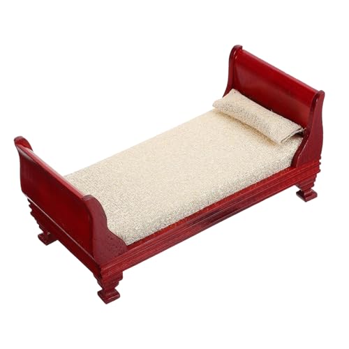 TOBBOMEY Maßstab Vintage Rotes Praktisches Mini Möbel für Puppenhaus Dekoration und Kinderzimmer Zubehör TOBBOMEY Maßstab Vintage Rotes Praktisches Mini Möbel für Puppenhaus Dekoration und Kinderzimmer Zubehör von TOBBOMEY