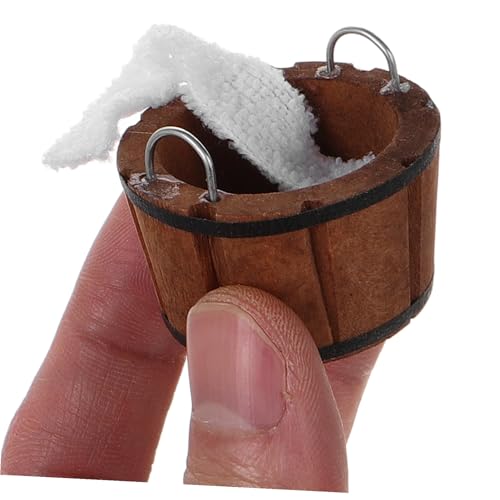 TOBBOMEY Maßstab aus Holz mit Badewanne und Handtuch Badezimmer Zubehör für Kleine Puppenhäuser Sicheres und Detailliertes Miniaturmöbel Ornament TOBBOMEY Maßstab aus Holz mit Badewanne und Handtuch Badezimmer Zubehör für Kleine Puppenhäuser Sicheres und Detailliertes Miniaturmöbel Ornament von TOBBOMEY