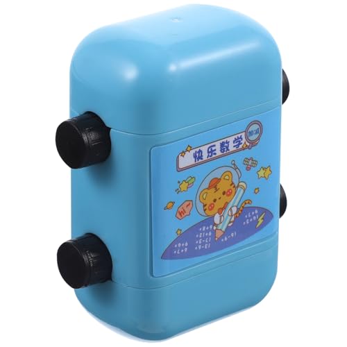 TOBBOMEY Mathe Roller Stempel Rechenaufgaben Lernhilfsmittel für Grundschule Wiederverwendbarer Kleiner Kunststoff Stempel für Addition und Subtraktion Förderspielzeug zum Rechnen Lernen von TOBBOMEY