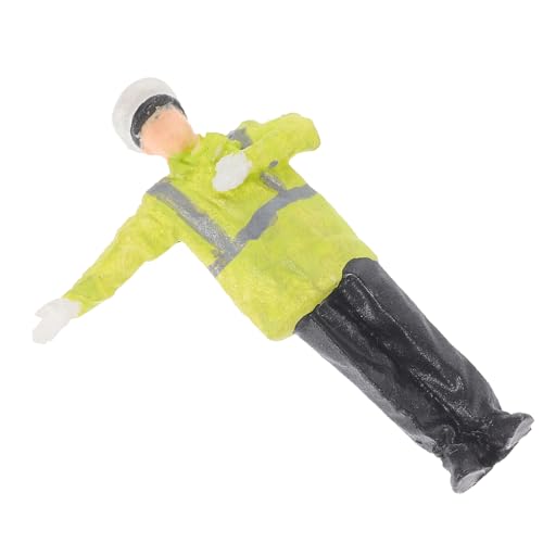 TOBBOMEY Mini Figur, Mini Verkehrspolizei Miniaturfiguren, Miniatur Verkehrspolizei Figur, Verkehrspolizei Modell, Landschaftsdekoration, Miniatur Statue, Spielzeug von TOBBOMEY