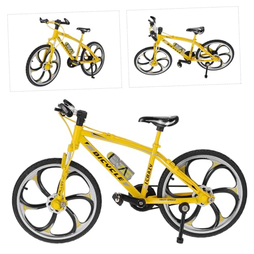 TOBBOMEY Mini Finger Bike Realistisches Design Stressabbauend Leicht und Langlebig als Geburtstagsgeschenk und Fingerkoordinationstraining Geeignet für Erwachsene von TOBBOMEY
