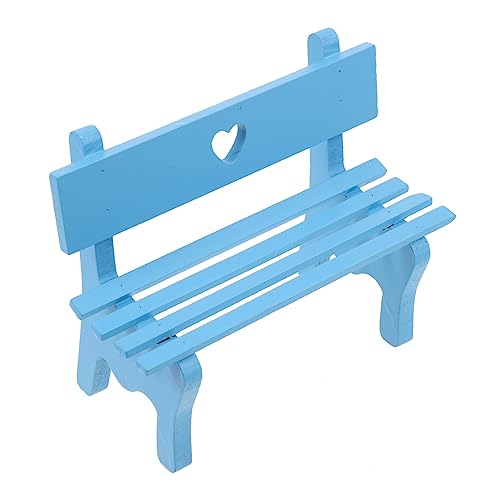 TOBBOMEY Mini- -Requisite Realistischer Mini-holzstuhl Pfirsichherz Für Dekorative Zwecke von TOBBOMEY