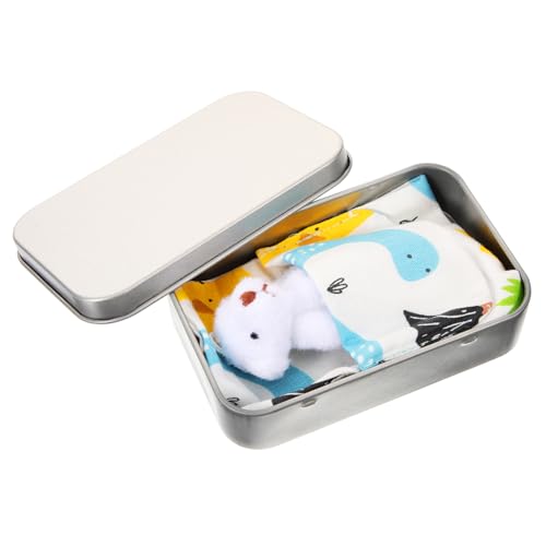 TOBBOMEY Mini Plüschbär im Weißen Metallbehälter Weiches Plüschspielzeug für Mädchen Dekoratives Mini bärenornament Geschenk für Geburtstag Schulanfang und Festliche Anlässe TOBBOMEY Mini Plüschbär im Weißen Metallbehälter Weiches Plüschspielzeug für Mädchen Dekoratives Mini bärenornament Geschenk für Geburtstag Schulanfang und Festliche Anlässe von TOBBOMEY