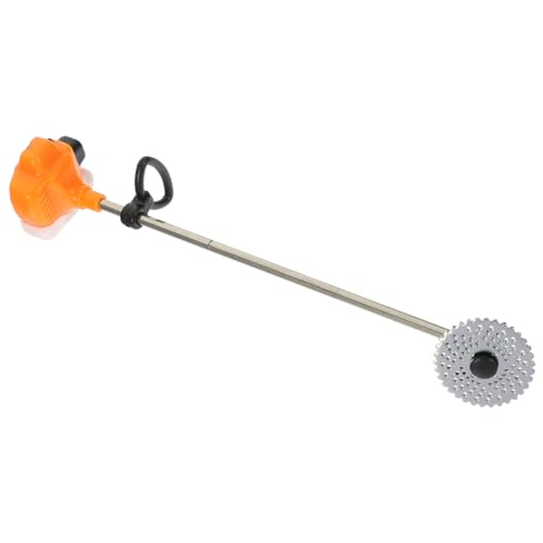 TOBBOMEY Mini Rasenmäher Modell Miniatur PVC Rasenmäher Puppe Gartenwerkzeug Modell von TOBBOMEY