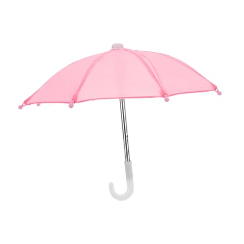 TOBBOMEY Mini Regenschirm für Puppen Stilvolles Detailreiches Miniatur Dekoratives Accessoire für Puppenhaus Lebensechte Farben Passend für Puppen Wie von TOBBOMEY