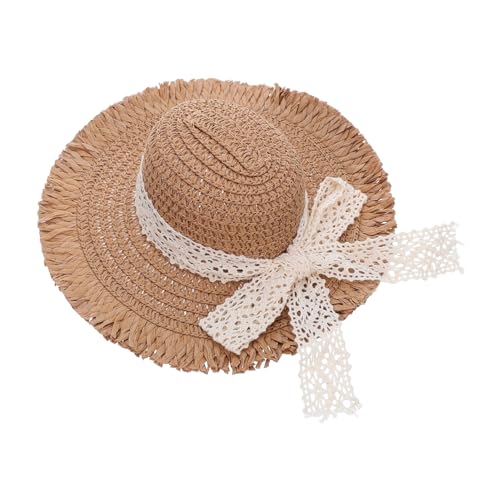 TOBBOMEY Mini Strohhut für Puppen mit Zarter Spitzenborte Handgefertigter Miniatur Strohhut Vielseitiges Accessoire für DIY Puppen Haustiere und Puppenhausdekoration Kompakte TOBBOMEY Mini Strohhut für Puppen mit Zarter Spitzenborte Handgefertigter Miniatur Strohhut Vielseitiges Accessoire für DIY Puppen Haustiere und Puppenhausdekoration Kompakte von TOBBOMEY