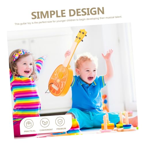 TOBBOMEY Mini Ukulele Gitarre mit Realistischem Fruchtmuster Robustes Tragbares Lerninstrument für Glatte Kanten als Partydeko und Praktisches Modell für Anfänger TOBBOMEY Mini Ukulele Gitarre mit Realistischem Fruchtmuster Robustes Tragbares Lerninstrument für Glatte Kanten als Partydeko und Praktisches Modell für Anfänger von TOBBOMEY