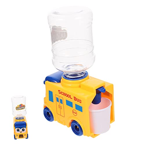 TOBBOMEY Mini Wasserspender Schulbus Form Lernspielzeug für Rollenspiele der Spielküche Mini aus Robustem Fördert Trinkgewohnheiten und Wissensvermittlung über Wasserspender TOBBOMEY Mini Wasserspender Schulbus Form Lernspielzeug für Rollenspiele der Spielküche Mini aus Robustem Fördert Trinkgewohnheiten und Wissensvermittlung über Wasserspender von TOBBOMEY