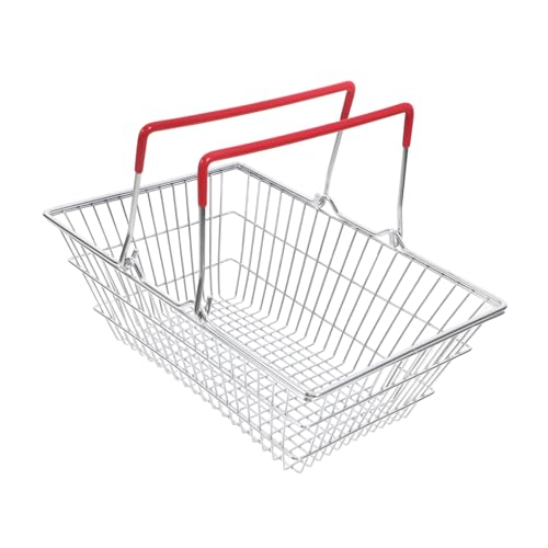 TOBBOMEY Mini Einkaufskorb Für Junge Mädchen Aus Eisen Robuster Handkorb Für Spielzeug Und Aufbewahrung Attraktives Design Für Obst Gemüse Und Snacks Tragbare Für Einfache Handhabung TOBBOMEY Mini Einkaufskorb Für Junge Mädchen Aus Eisen Robuster Handkorb Für Spielzeug Und Aufbewahrung Attraktives Design Für Obst Gemüse Und Snacks Tragbare Für Einfache Handhabung von TOBBOMEY