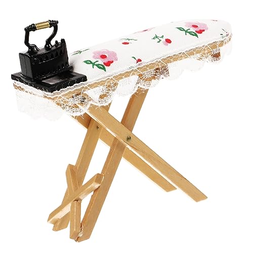 TOBBOMEY Mini -simuliertes Eisen Mini-Bügeltisch Miniatur Möbel Puppe vorgeben Eisentabletten Mini-Bügeldekor winziges Eisen Mini-Bügeleisen Baumwolle TOBBOMEY Mini -simuliertes Eisen Mini-Bügeltisch Miniatur Möbel Puppe vorgeben Eisentabletten Mini-Bügeldekor winziges Eisen Mini-Bügeleisen Baumwolle von TOBBOMEY