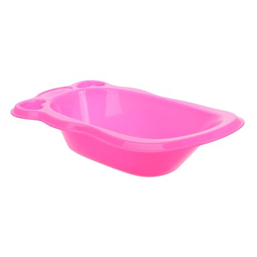 TOBBOMEY Miniatur Badewanne für Puppenhaus Plastikbadewanne mit Zubehör für Fantasievolles Fördert die Kreativität und Macht Baden zum Vergnügen von TOBBOMEY