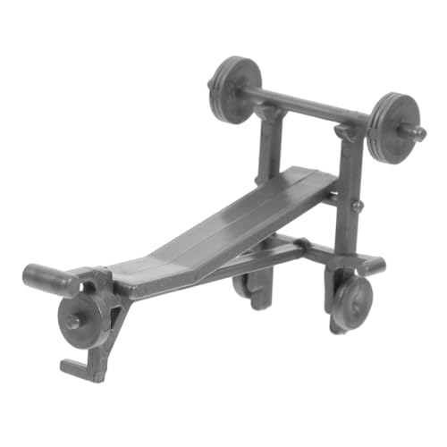 TOBBOMEY Miniatur Fitnessgeräte Modellset Kompakt und Tragbar Realistische Puppenhaus Sportausstattung DIY Bausatz für Kleine Räume Detailgetreu Platzsparend für Miniatur von TOBBOMEY