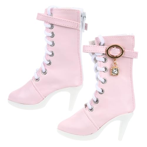 TOBBOMEY Miniatur High Heel Stiefel für Puppen Modische Doll Boots in Winzige Puppenschuhe als Doll Accessories Elegante Ersatzschuhe für Prinzessin TOBBOMEY Miniatur High Heel Stiefel für Puppen Modische Doll Boots in Winzige Puppenschuhe als Doll Accessories Elegante Ersatzschuhe für Prinzessin von TOBBOMEY