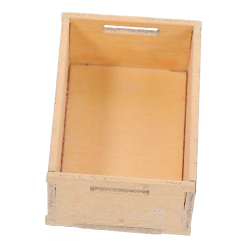 TOBBOMEY Miniatur Holzrahmen Aufbewahrungskorb für Puppenhaus Realistische Dekoration Mikro-Szene Zubehör Originalholz Farbton für Miniatur Haus Landschaft TOBBOMEY Miniatur Holzrahmen Aufbewahrungskorb für Puppenhaus Realistische Dekoration Mikro-Szene Zubehör Originalholz Farbton für Miniatur Haus Landschaft von TOBBOMEY