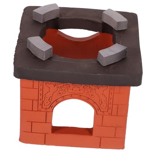 TOBBOMEY Miniatur Keramik Herd Miniaturküche Puppenhaus Dekoration Realistisches Küchenspielzeug für DIY Puppenmöbel Stil Zufällige Ausführung von TOBBOMEY