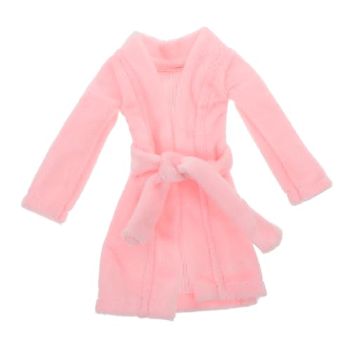 TOBBOMEY Miniatur Puppen Bademantel aus Weichem Stoff Modischer Puppen Bademantel für Spielzeit und Übernachtung Waschbar Feine Verarbeitung Vielseitiges Zubehör für Puppenkleidung und TOBBOMEY Miniatur Puppen Bademantel aus Weichem Stoff Modischer Puppen Bademantel für Spielzeit und Übernachtung Waschbar Feine Verarbeitung Vielseitiges Zubehör für Puppenkleidung und von TOBBOMEY