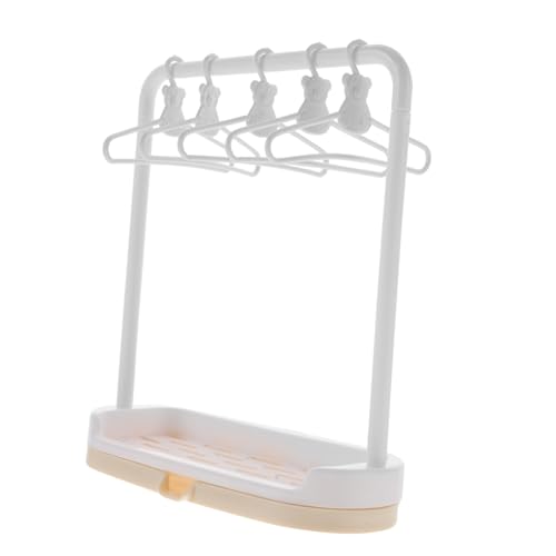 TOBBOMEY Miniatur Puppenkleiderbügel Set aus Stabilem Kunststoff Kleiderbügeln Haltbarer Puppenkleiderständer zur Aufbewahrung und Präsentation von Puppenhosen und Puppenkleidung für TOBBOMEY Miniatur Puppenkleiderbügel Set aus Stabilem Kunststoff Kleiderbügeln Haltbarer Puppenkleiderständer zur Aufbewahrung und Präsentation von Puppenhosen und Puppenkleidung für von TOBBOMEY