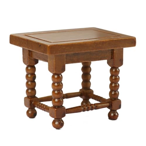 TOBBOMEY Miniatur Teetisch aus Birkenholz Handgefertigt Langlebig und Glatt Dekoratives Puppenhaus möbel Realistische Miniatur Szene Vielseitig als Foto Requisite und Puppenhaus dekor TOBBOMEY Miniatur Teetisch aus Birkenholz Handgefertigt Langlebig und Glatt Dekoratives Puppenhaus möbel Realistische Miniatur Szene Vielseitig als Foto Requisite und Puppenhaus dekor von TOBBOMEY