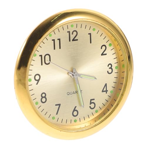 TOBBOMEY Miniatur Wanduhr Modell Mini Runde Uhr Puppenhaus Dekoration Kleine Digitale Uhr Kreatives Zubehör für Fotografie und DIY Basteln von TOBBOMEY