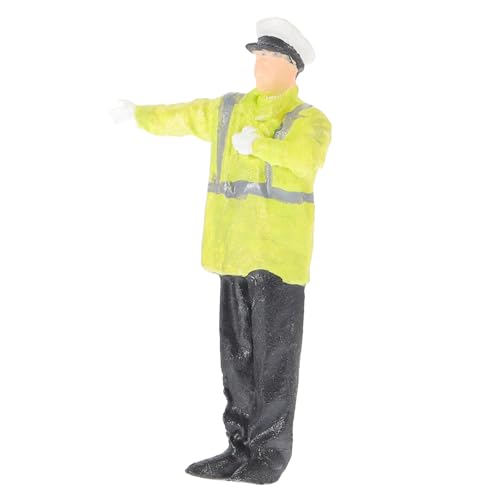TOBBOMEY Mini-verkehrspolizei-Figur Maßstab 1/64 Miniatur-straßenstatue Zubehör Für Die Dekoration TOBBOMEY Mini-verkehrspolizei-Figur Maßstab 1/64 Miniatur-straßenstatue Zubehör Für Die Dekoration von TOBBOMEY