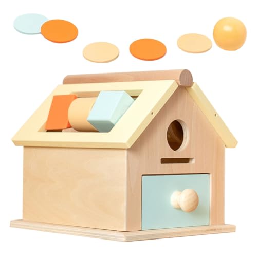 TOBBOMEY Montessori Motorikspielzeug Ab Jahr Holz Lernspielzeug für Kleinkinder Feinmotorik Kompakt Robust Pädagogisch Effektiv von TOBBOMEY