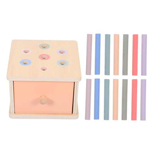 TOBBOMEY Montessori und Formsortierbox für Lernspiel Formerkennung Hand Auge Koordination und Interaktiven Spielspaß für Kleinkinder von TOBBOMEY