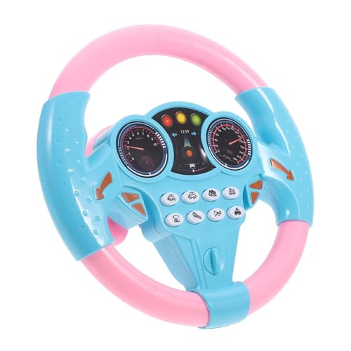 TOBBOMEY Musik Lenkrad mit Licht und Sound Leichtes Auto Zubehör Pädagogisches Simulationsspielzeug für Kompatibel mit Verschiedenen Spielzeugautos Sicheres Beifahrer Lenkrad für Jungen und TOBBOMEY Musik Lenkrad mit Licht und Sound Leichtes Auto Zubehör Pädagogisches Simulationsspielzeug für Kompatibel mit Verschiedenen Spielzeugautos Sicheres Beifahrer Lenkrad für Jungen und von TOBBOMEY